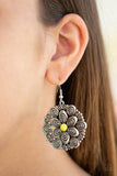 Paparazzi Earring - Grove Groove - Yellow