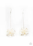 Paparazzi Earring - Swing Big - White