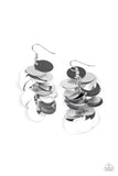 Paparazzi Earring - Now You SEQUIN It - Silver