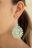 Paparazzi Earring - Floral Affair - Green