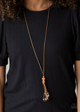 Paparazzi Necklace - Ocean Child - Orange
