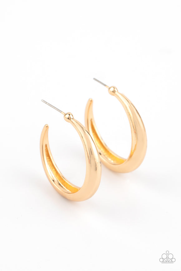 Paparazzi Earring - Lay It On Thick - Gold
