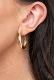Paparazzi Earring - Lay It On Thick - Gold