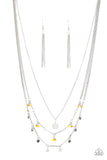Paparazzi Necklace - Wandering Wonder - Yellow