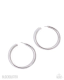 Paparazzi Earring - Curve Ball - Silver