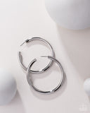 Paparazzi Earring - Curve Ball - Silver
