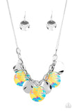 Paparazzi Necklace - Tie Dye Drama - Yellow