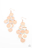 Paparazzi Earring - Sequin Seeker - Copper