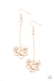 Paparazzi Earring - Opulently Orchid - Rose Gold