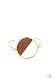Paparazzi Bracelet - Timber Trade - Gold