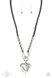 Paparazzi Necklace - Forbidden Love - Black