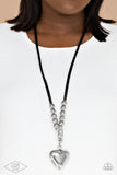 Paparazzi Necklace - Forbidden Love - Black