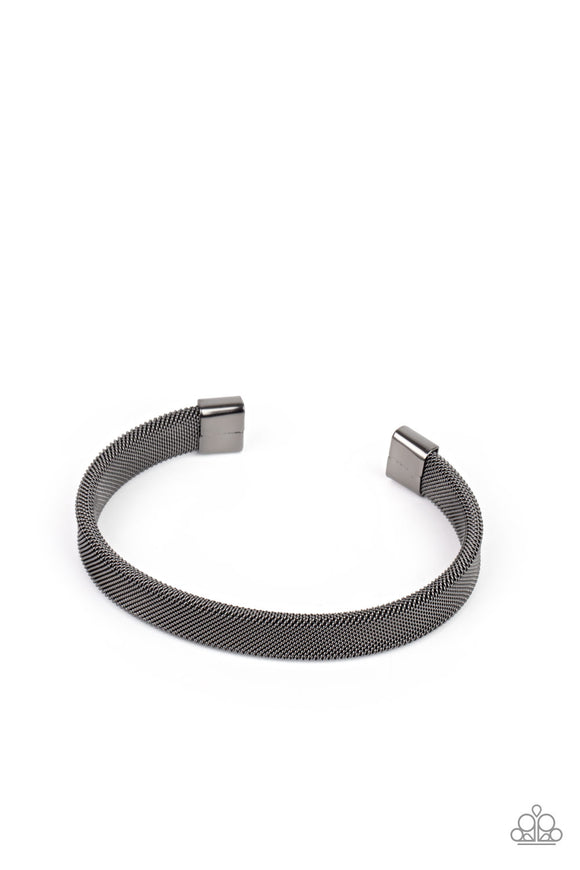 Paparazzi Bracelet - Quit MESHing around - Black