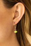 Paparazzi Necklace - Staycation Status - Green