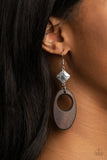 Retro Reveal - BrownPaparazzi Earring -