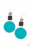 Paparazzi Earring - Modern Materials - Blue