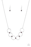 Paparazzi Necklace - Regal Society - Purple
