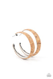 Paparazzi Earring - A CORK In The Road - Silver