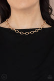 Paparazzi Necklace - Craveable Couture - Gold