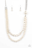 Paparazzi Necklace - Remarkable Radiance - White