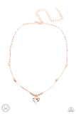 Paparazzi Necklace - Casual Crush - Rose Gold