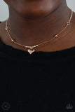 Paparazzi Necklace - Casual Crush - Rose Gold
