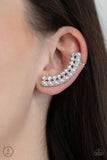 Paparazzi Earring - Doubled Down On Dazzle - White