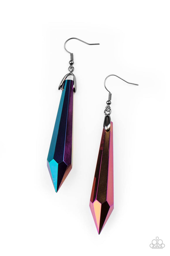 Paparazzi Earring - Sharp Dressed DIVA - Multi