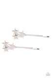 Paparazzi Hair Accessory - Suddenly Starstruck - Silver