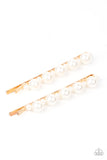 Paparazzi Hair Accessory - Put A Pin In It - Gold
