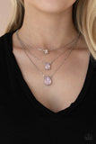 Paparazzi Necklace - Dewy Drizzle - Pink