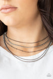 Paparazzi Necklace - Dangerously Demure - Black