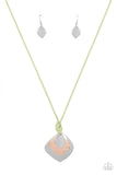 Paparazzi Necklace - Face The ARTIFACTS - Green