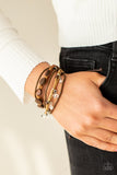 Paparazzi Bracelet - Run The Rapids - Brown