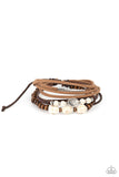 Paparazzi Bracelet - Act Natural - White