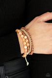 Paparazzi Bracelet - Down HOMESPUN - Orange