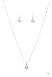 Paparazzi Necklace - Undeniably Demure - White