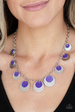 Paparazzi Necklace - The Cosmos Are Calling - Purple