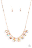 Paparazzi Necklace - Cosmic Countess - Rose Gold