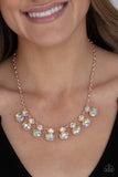 Paparazzi Necklace - Cosmic Countess - Rose Gold
