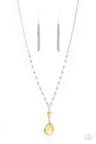 Paparazzi Necklace - Titanic Splendor - Yellow