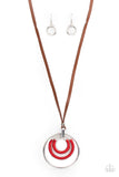 Paparazzi Necklace - Hypnotic Happenings - Red