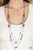Paparazzi Necklace - Day Trip Delights - Purple