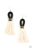 Paparazzi Earring - The Dustup - Black