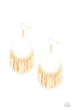 Paparazzi Earring - Radiant Chimes - Gold