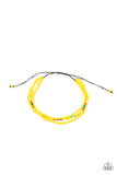 Paparazzi Bracelet - Basecamp Boyfriend - Yellow