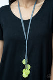 Paparazzi Necklace - Tidal Tassels - Green