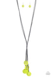Paparazzi Necklace - Tidal Tassels - Green