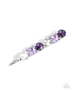 Paparazzi Hair Accessories - Emblazoned Elegance - Purple