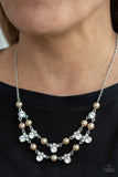 Paparazzi Necklace - Royal Announcement - Brown